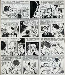 Reding/Prunelle. Planche orginale n°24 de l’histoire "Le… | Dagoty