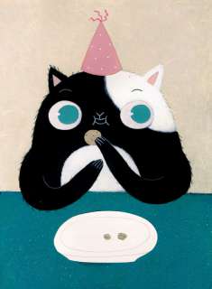 Maddalena Gerli | Gatto con biscotto | Spazio Papel