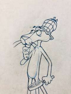 Pink Panther - ORIGINAL ANIMATION DRAWING - EP : Â«Â SHERLOCK PINKÂ Â» - EO - (1976) | Catawiki