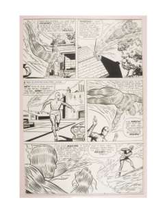 "STRANGE TALES" #117, PAGE 2 ORIGINAL ART FEATURING THE HUMAN TORCH. | Hake’s
