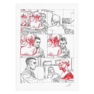 Laurent Bonneau - L‘étreinte - Page originale 101