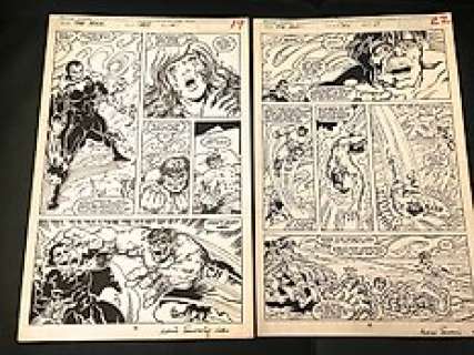 Marvel Comics - Incredible Hulk #360 Pages 19 & 22 - Dan Reed & Marie Severin - EO - (1989/1989) | Catawiki
