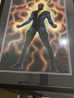 Steve Rude Original Nexus Pastel Art. Large. Framed. 14 x 22.