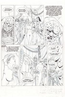 Lot 699 - Xavier. Planche originale Croisade | BDEnchères