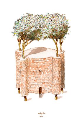 Gazebo "quattro torri sospese" | Nuages