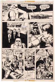 STAR WARS #2 COMIC BOOK PAGE ORIGINAL ART BY HOWARD CHAYKIN. | Hake’s