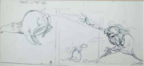 Jean Dulieu: En met een stevige worp.. | Zwiggelaar Auctions