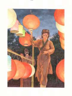 VINK HE PAO Quand s‘éteignent les lampions Gouache pour la couverture