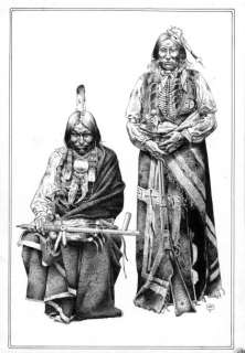 GIRAUD 2 chefs indiens Dessin original Ã  l’encre de chine pour un poster | Millon