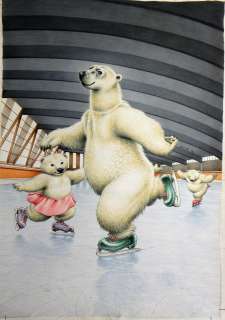 jean Solé - Ours Polaire – Carnets intimes – Illustration originale