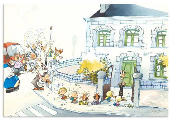 Collection S.K. ANDRÉ... - Lot 27 - Collection S.K. ANDRÉ GEERTS JOJO Illustration originale...