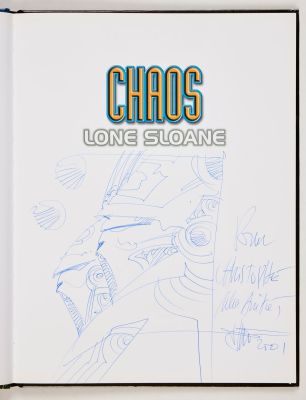 Druillet - Dédicace... | Druillet - Dédicace : Lone Sloane Chaos. Edition originale... | Tessier Sarrou