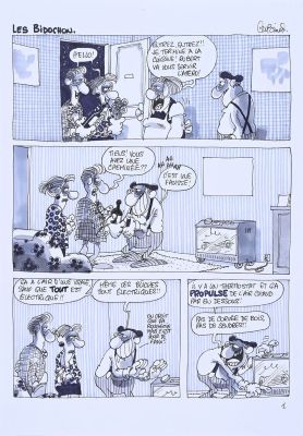 Binet, Christian... | Lot 127 - BINET, Christian (né en 1947) Les Bidochons n’arrêtent... | Coutau Bégarie