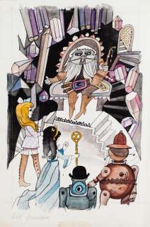 Zbigniew Rychlicki (1922 - 1989) | Zbigniew Rychlicki | "Dorota u Króla Gnomów", ilustracja, 1976 | Desa Unicum