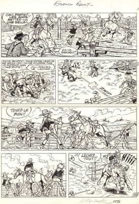 Willy Lambil (Né En 1936) | Les Tuniques bleues - Bronco Benny | Huberty Breyne