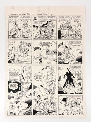 Gonvaught Martin Planche... | GONVAUGHT Martin Planche 11 d’une aventure Encre de... | Vermot et Associés