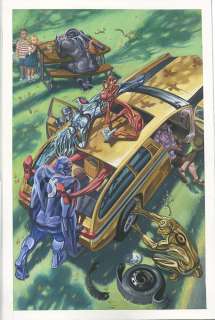 Steve Rude - The Metal Men Cover Art