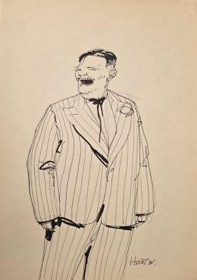 Hulet , Daniel - illustration originale pour un cahier de croquis | Galerie des bulles