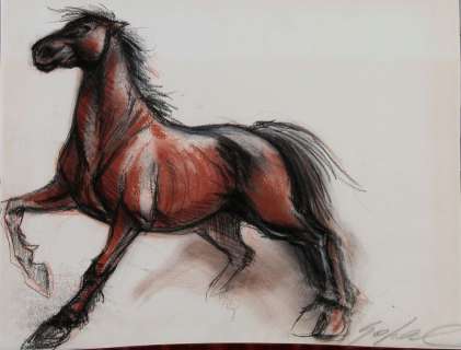 Sokal | Illustration aux crayons pastel représentant un c… | Banque Dessinée