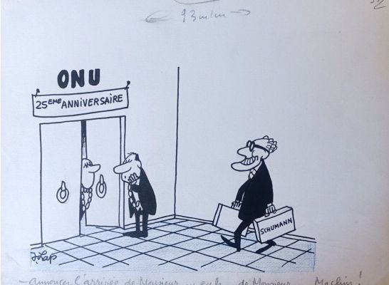 Jacques Laplaine... | Lot 337 - Jacques Laplaine dit Lap (1921-1987) «Dessin pour le... | misc / divers