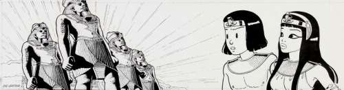 De Gieter | Papyrus, illustration Ã  l’encre de Chine publiée… | Banque Dessinée