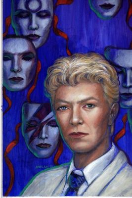 David Bowie original comic book cover painting Rock N Roll Comics 1993 April Lee | eBay US