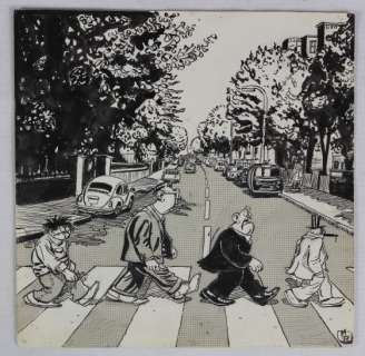 Mark Retera - Originele cover - voor het studentenblad Lekker Prakken - avec la version originale de Bert - (1988) | Catawiki