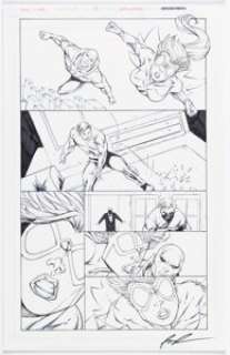 Rob Liefeld And Adelso Corona | Hawk & Dove #1 Story Page 18 Original Art (DC, 2011). | Heritage