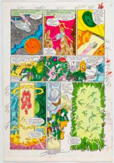 Anthony Tollin | Crisis on Infinite Earths #5 Story Page 16 Production Art (DC, 1985). | Heritage