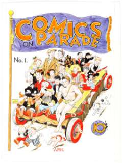 Murphy Anderson | Comics on Parade #1 Cover Re-Creation Original Art (c. 2000).... | Heritage