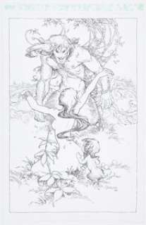 Hannibal Ibarra - Satyr‘s Return Illustration Original Art (2008)....