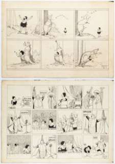 Winsor McCay Jr. (Robert McCay) Little Nemo in Slumberland/Impie Sunday Comic Strip Original Art Group of 2 (Phila... (Total: 2 Original Art) | Heritage