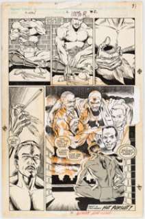 Bill Jaaska and Joe Rubinstein - Uncanny X-Men #263 Story Page 23 Original Art (Marvel, 1990).