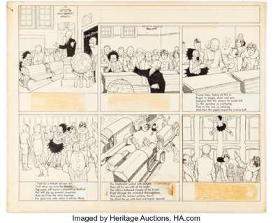 Winsor McCay Jr. (Robert McCay) | Little Nemo in Slumberland Partial Sunday Comic Strip Origin... | Heritage