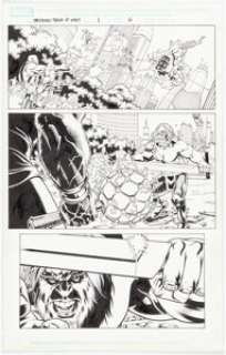 Pablo Raimondi and Andrew Hennessy - Realm of Kings Inhumans #1 Story Page 6 Original Art (Marvel, 2010)....
