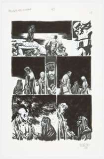 Duncan Fegredo Hellboy: The Wild Hunt #3 Story Page 13 Original Art Group of 2 (Dark Horse, 2009).... (Total: 2 Original Art)