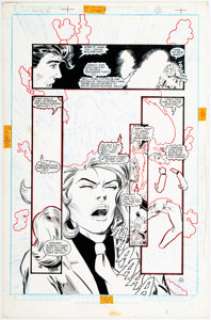 Todd McFarlane And Tony Dezuniga | Infinity, Inc. #31 Story Page 9 Original Art (DC, 1986).... (Total: 2 Original Art) | Heritage