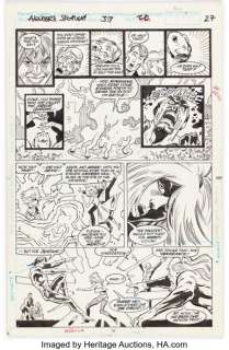 Hall, Bob - Bob Hall and Win Mortimer Avengers Spotlight #37 Story Page 20 Doctor Druid Original Art (Marvel, 1990)....