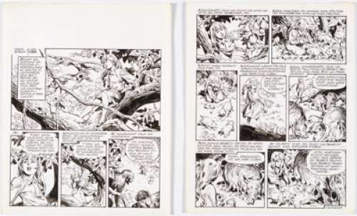 Rival, Rico | Rico Rival (attributed) Leonarda Five Complete 2-Page Stories Original Art (Liwayway, 1994).... (Total: 10 Original Art) | Heritage