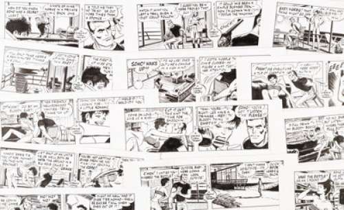 Overgard, William - William Overgard Steve Roper and Mike Nomad Daily Comic Strip Original Art Group of 27 (Field Enterprises, Inc., 1... (Total: 27 Original Art)