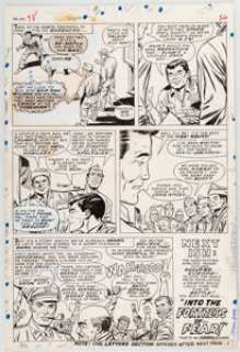 Ayers, Dick | Dick Ayers and John Tartaglione Sgt. Fury #38 Story Page 18 Original Art (Marvel, 1967). ... | Heritage
