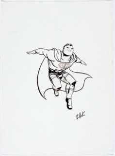 Bullock, Dave - Dave Bullock -Superman Illustration Original Art (undated)....