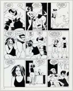 Hernandez, Jaime | Jaime Hernandez Love and Rockets #40 Story Page 6 Maggie Original Art (Fantagraphics, 1993).... | Heritage