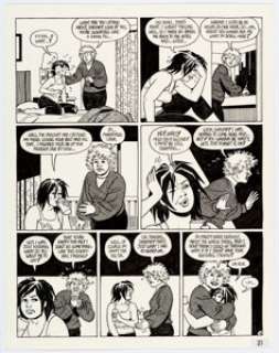 Hernandez, Jaime | Jaime Hernandez Love and Rockets #27 Story Page 19 Maggie Original Art (Fantagraphics, 1988).... | Heritage