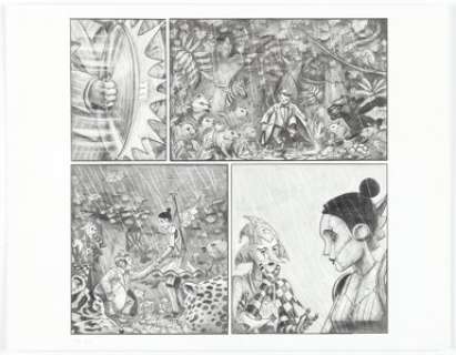 Wilson III, Charles Paul - Charles Paul Wilson III The Stuff of Legend: A Jester‘s Tale Story Page 27 Original Art (Th3rd World Studios, 2009...