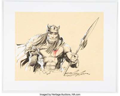 Adams, Neal | Neal Adams -Conan the Barbarian Illustration Original Art (undated).... | Heritage
