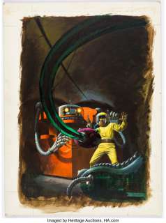 Wilson, George - George Wilson Perry Rhodan #111/112 Double Book Paperback Cover Painting Original Art (Ace, 1977)....