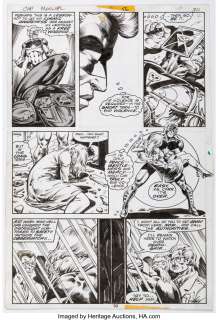 Broderick, Pat | Pat Broderick and Bob Wiacek Captain Marvel #56 Story Page 16 Original Art (Marvel, 1978).... | Heritage