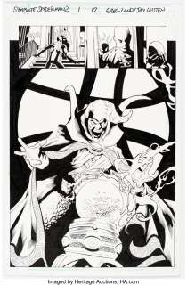 Land, Greg - Greg Land and Jay Leisten Symbiote Spider-Man: Alien Reality #1 Story Page 17 Original Art (Marvel, 2020)....