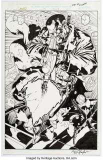 Skroce, Steve - Steve Skroce and Rob Hunter Gambit #4 Splash Page 3 Original Art (Marvel, 1999)....